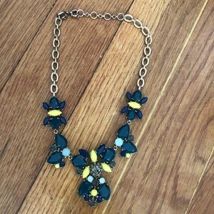 J.Crew multicolored crystal necklace